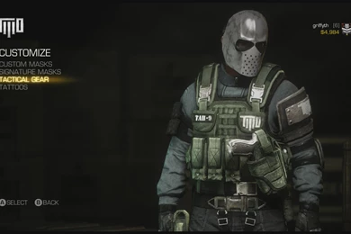 Cool Mask Designs For Army Of Two Devil's Cartel   Wallpaper.