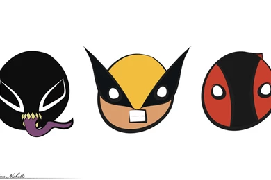 Venom, Wolverine And Deadpool Without Backgrounds By Deathm1te On ...
