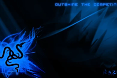 HDscreen: Razer Razer Logo Backgrounds Blue Gamers Desktop Bakcgrounds