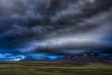 Dark Clouds Over Mountain Valley 1203147 Wallpapers   (