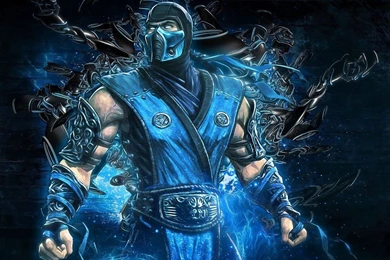 Subzero Mortal Kombat Painting