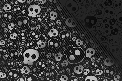 Download Wallpapers 1920x1080 Skull, Texture, Background, Shadow ...