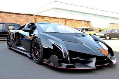 Download Fabulous Lamborghini Veneno Roadster Dark Black Super Car ...