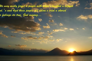 Good Evening Wish Wallpapers With Text Message   Wallpapers