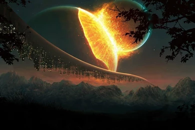 Planets Collide Wallpapers