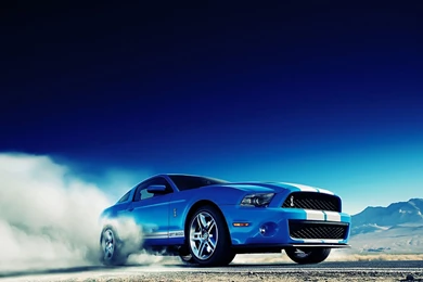 Blue Smoke Skyscapes Ford Mustang Shelby Gt500 Fresh New Hd ...