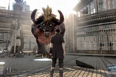 Final Fantasy XV Monster Battle Xbox One Wallpapers