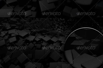 3D Black Backgrounds