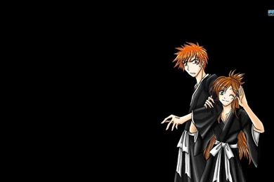 Ichigo Kurosaki And Orihime Inoue   Bleach Wallpapers   Anime ...