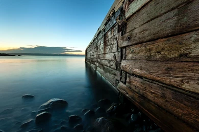 Download Wallpapers 3840x2400 Night, Lake, Bridge, Landscape Ultra ...