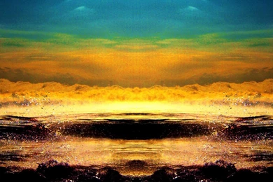 Abstract Nature Water Sunset Hd Wallpapers   (