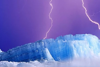 Desktop Wallpapers · Gallery · HD Notebook · Ice Lightning Laptops ...