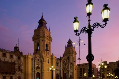 Cathedral Plaza De Armas, Lima, Peru   Wallpapers