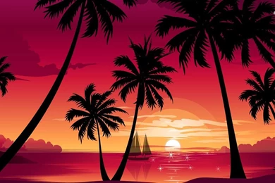 Purple Sunset Wallpapers   Vector Wallpapers