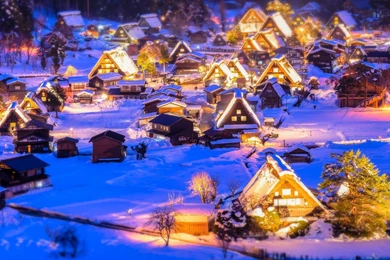 1920x1080 Christmas Village Wallpapers