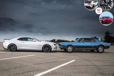 2014 Chevrolet Camaro Z/28 And 1969 Chevy Camaro Z28   Side ...