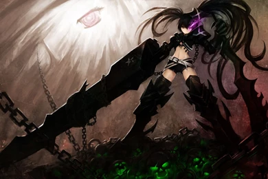 Insane Black Rock Shooter Chain Gun Kuroi Mato Sword Weapon ...