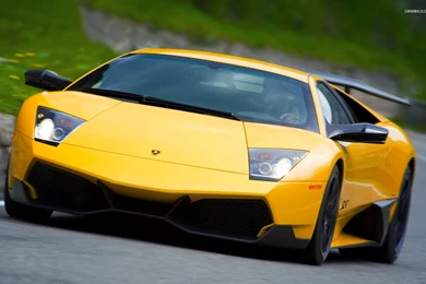 Yellow Lamborghini Murcielago Wallpapers   Image