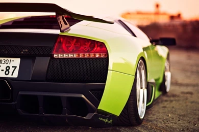 Lamborghini Murcielago Back Hd Wallpapers Wallpapers