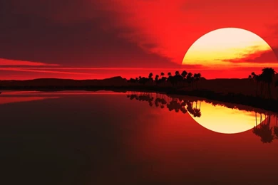 Wallpapers Best Size Red Sunset