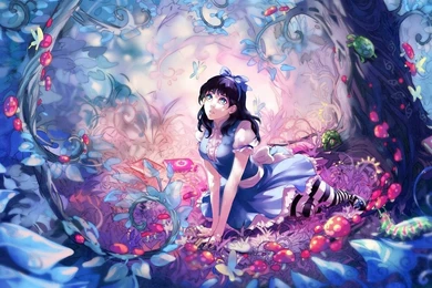 Anime Girl Fairy Forest Wallpapers