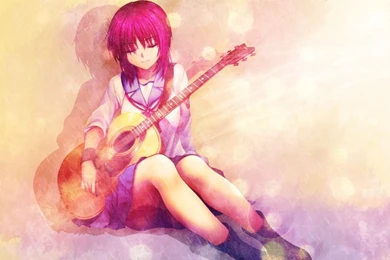 Girls With Music Instruments Wallpapers