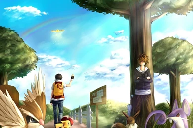 Red Wall   Red (Pokemon) Wallpapers (32627037)   Fanpop