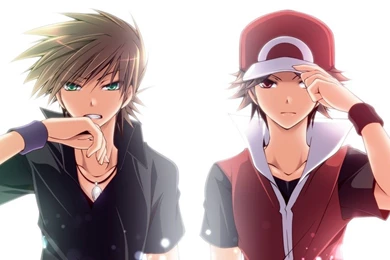 HDscreen: Pokemon Red Anime Anime Boys Brown Green Eyes Desktop ...