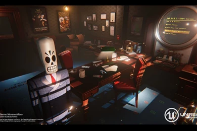 Grim Fandango Environment Recreated In Unreal Engine 4