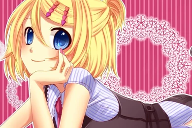 Top Anime Fans Vocaloid Rin Images For Pinterest