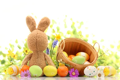 HAPPY AND BLESSED EASTER WALLPAPER   (