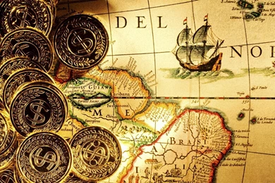 Download Wallpapers Money And Treasure Map (1920 X 1080 HDTV 1080p ...