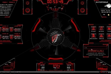 My Red Hi Tech Windows 7 Desktop   YouTube