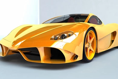 Download Wallpapers Yellow Ferrari Aurea (1920 X 1080 HDTV 1080p ...