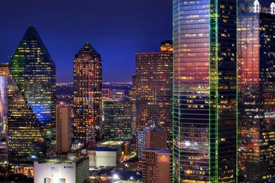 Download Wallpapers Evening In Dallas, Texas, USA (2560 X 1600 ...