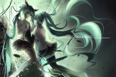 Project DIVA F Vocaloid Hatsune Miku Black Footwear Wallpapers ...
