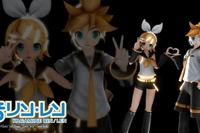 Kagamine Rin And Len Simple Wallpapers HD By ZarielyssKuroikami On ...