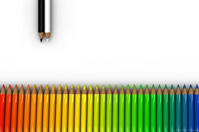 Download 1440x900 Bright Colorful Crayons Set Wallpapers