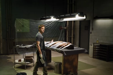 Download Wallpapers 1366x768 Dexter, Dexter Morgan, Michael Hall ...