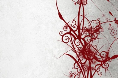 Download Wallpapers 1024x1024 Abstract, Black, White, Red iPad ...