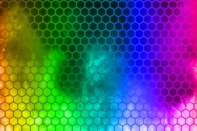 Rainbow Hexagon Fire Desktop Wallpapers By Th3OnlyBrony On DeviantArt