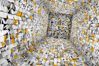 Lost In The Abstract 3D Room Wallpapers