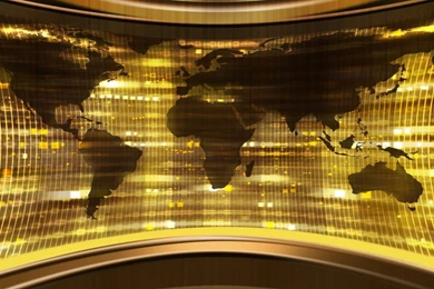 1366x768 World Map 3D Desktop PC And Mac Wallpapers