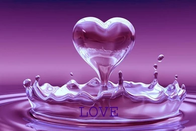 Beautiful Purple Heart Wallpaper, Purple Heart Wallpapers