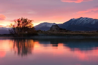 Tekapo Dawn New Zealand 1920×1080