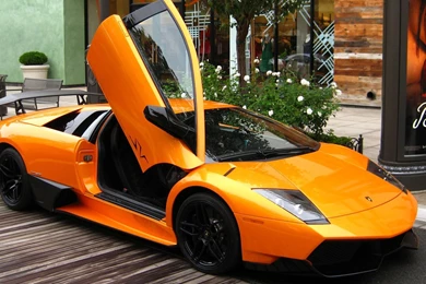 Lamborghini Murcielago In Public Wallpapers
