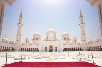 Sheikh Zayed Grand Mosque In Abu Dhabi Wallpapers