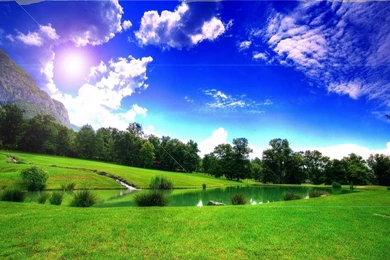 Beautiful High Quality Green Landscape Wallpapers