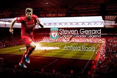 Steven Gerrard Captain Liverpool HD