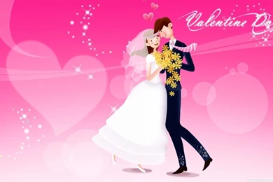 Valentine's Day Wedding HD Desktop Wallpapers : Widescreen : High ...